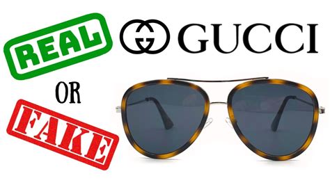 Gucci sunglass real vs fake. How to spot original Gucci Sunglasses.